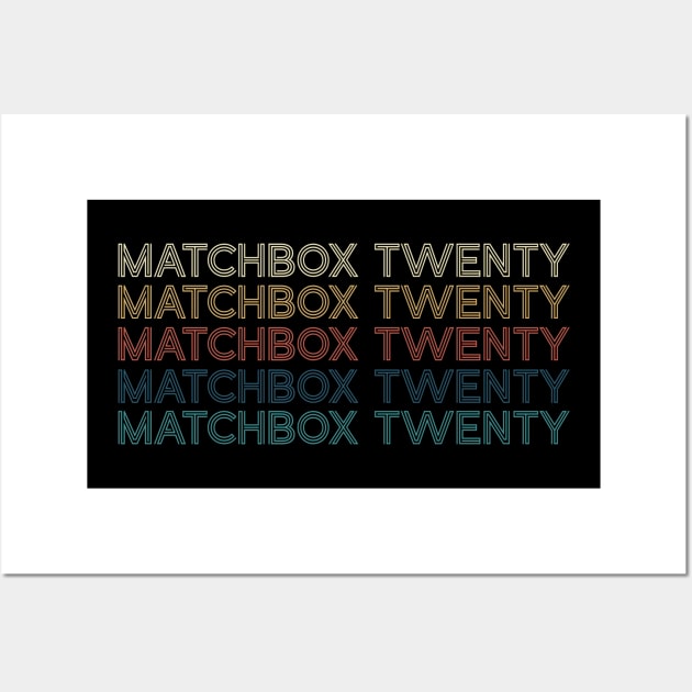 Matchbox Great Gift For Name Retro Styles Color 70s 80s 90s Wall Art by Gorilla Animal